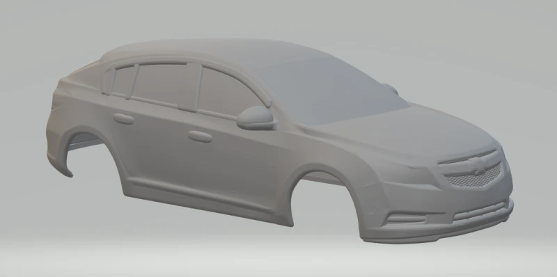 Chevrolet cruze hatch 3D Print Model .c4d .max .obj .3ds .fbx .stl .blend