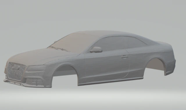 Audi slot car s5 3D Print Model .c4d .max .obj .3ds .fbx .stl .blend
