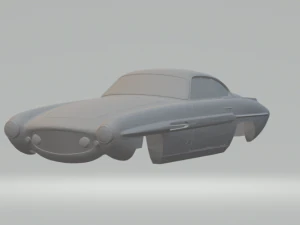 Fiat &Uuml;berschall 3D Druckmodell