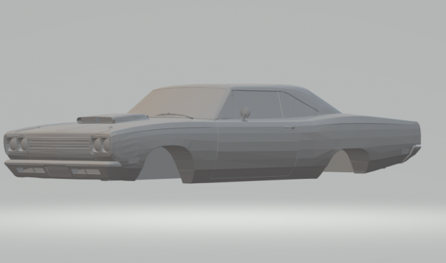 plymouth roadrunner Modelo de Impressão 3D .c4d .max .obj .3ds .fbx .stl .blend 