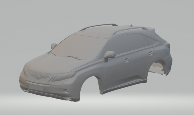 lexus rx 350 Model Cetak 3D .c4d .max .obj .3ds .fbx .stl .blend 