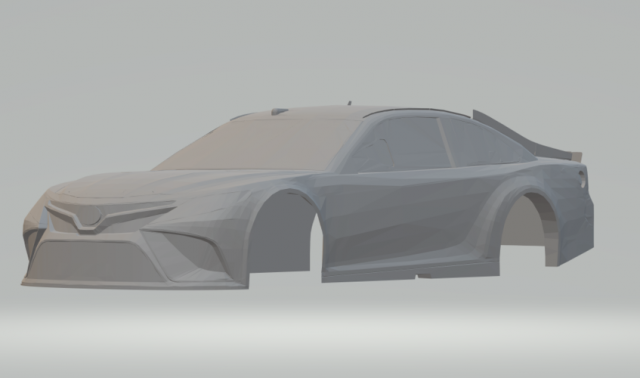 toyota camry nascar 3D Print Model .c4d .max .obj .3ds .fbx .stl .blend