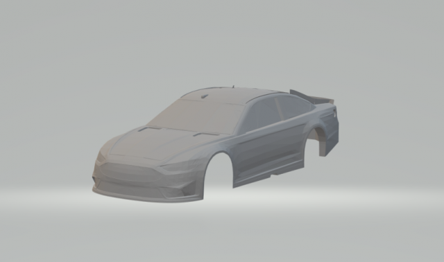 for fusion 17 stock car 3D Print Model .c4d .max .obj .3ds .fbx .stl .blend 