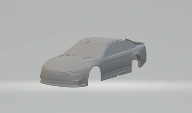 for fusion 17 stock car 3D Print Model .c4d .max .obj .3ds .fbx .stl .blend 