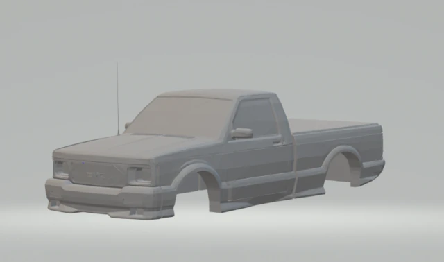 gmc syclone s10 3D Print Model .c4d .max .obj .3ds .fbx .stl .blend