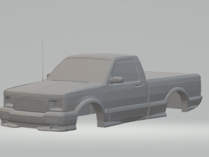 gmc syclone s10 3D Print Model