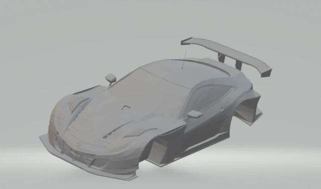 honda hsv 010gt 3D Print Model .c4d .max .obj .3ds .fbx .stl .blend 
