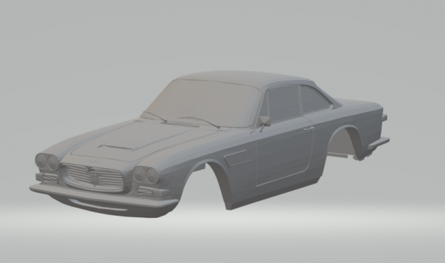 maserati sebring 3Dプリントモデル .c4d .max .obj .3ds .fbx .stl .blend 