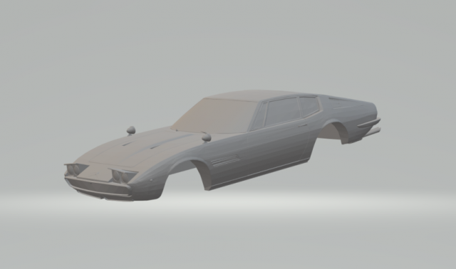 maserati ghibli 3D Print Model .c4d .max .obj .3ds .fbx .stl .blend 