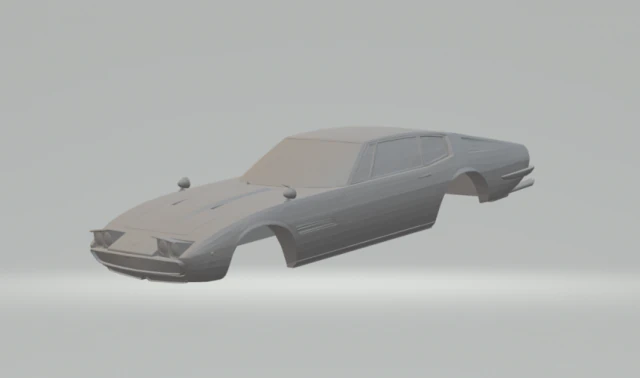 maserati ghibli 3D Print Model .c4d .max .obj .3ds .fbx .stl .blend 