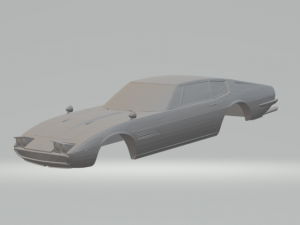 maserati ghibli 3Dプリントモデル