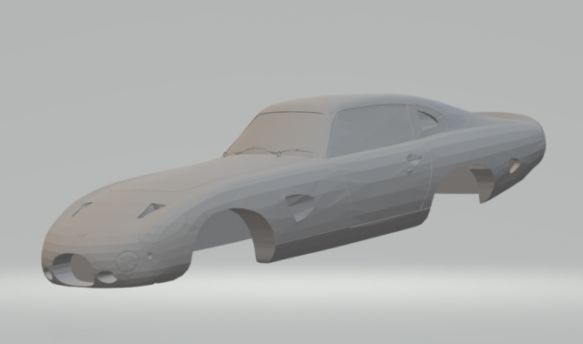 aston martin dp 215 3D Print Model .c4d .max .obj .3ds .fbx .stl .blend 
