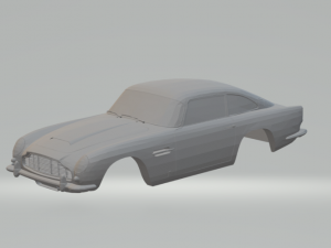 aston martin db5 3D-Druckmodell