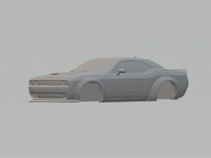 dodge challenger hellcat Modelo de impresión 3D