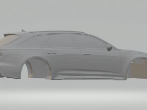 audi rs6 avant 2020 3D Print Model