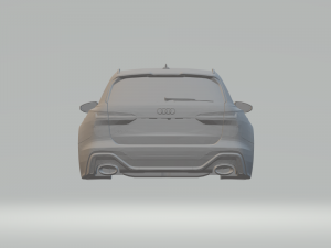 audi rs6 avant 2020 Model Cetak 3D