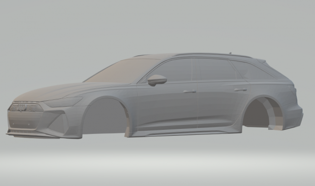 Audi Rs6 Avant 2020 3d Model In Vehicle 3dexport