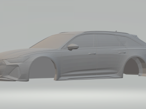 audi rs6 avant 2020 Model do druku 3D