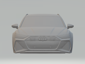 audi rs6 avant 2020 Model Cetak 3D