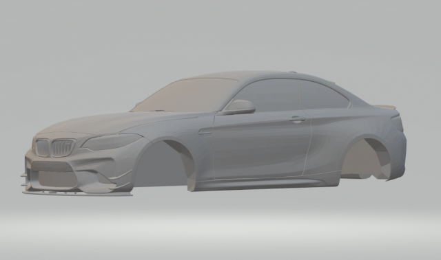 m2 ac scnitzer coupe 2016 3D Druckmodell .c4d .max .obj .3ds .fbx .stl .blend 