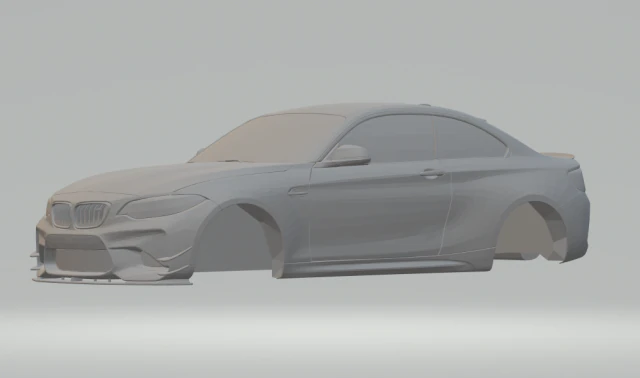 m2 ac scnitzer coupe 2016 3D Print Model .c4d .max .obj .3ds .fbx .stl .blend