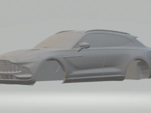 aston martin dbx slot car 3D Print Model