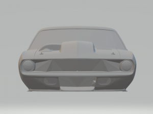 plymouth cuda 3D 打印模型