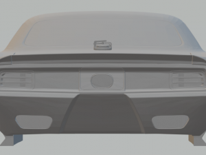 plymouth cuda 3D 打印模型