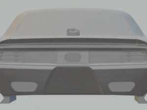 plymouth cuda 3D Print Model