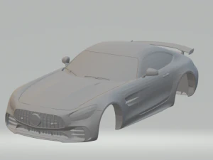 mercedes amg gtr 2017 3D Print Model