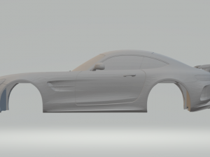 mercedes amg gtr 2017 3D Print Model