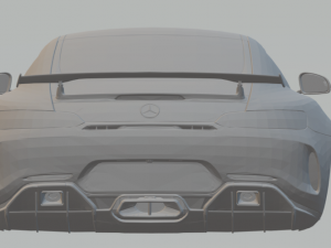 mercedes amg gtr 2017 3D Print Model