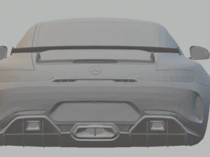mercedes amg gtr 2017 3D Print Model