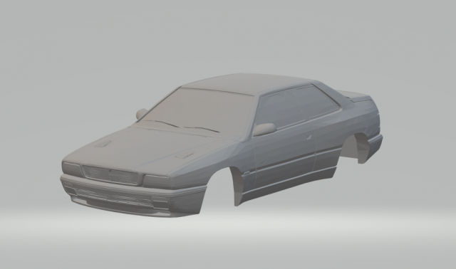 maserati ghibli 3D 打印模型 .c4d .max .obj .3ds .fbx .stl .blend 