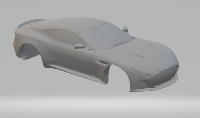 aston martin dbs superleggera 2019 Modello di stampa 3D .c4d .max .obj .3ds .fbx .stl .blend