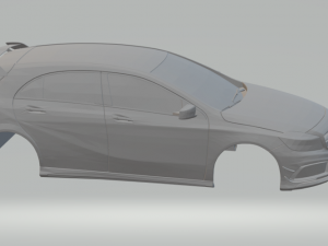 mercedes amg a 45 2014 3D Принт Модель