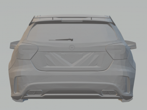 mercedes amg a 45 2014 3D Принт Модель