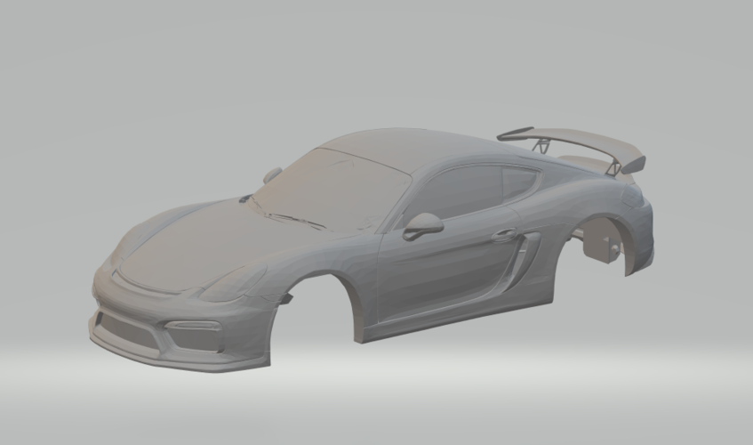 Porsche Cayman Gt4 2016 3d Model In Vehicle 3dexport