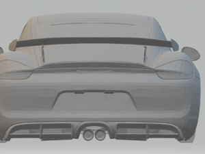 porsche cayman gt4 2016 Modèles 3D en vedette