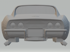 chevrolet corvette zl1 69 Model Cetak 3D