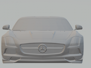 mercedes sls amg black series 3D printmodel