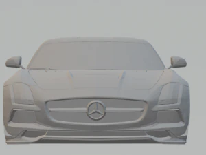 mercedes sls amg black series 3D Print Model