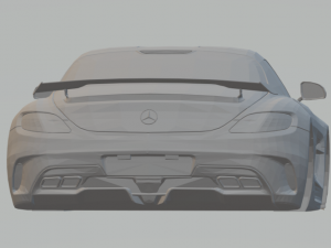 mercedes sls amg black series 3D printmodel