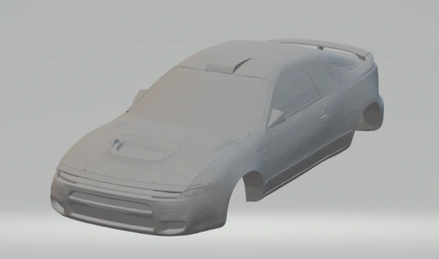 toyota celica 92 3D Print Model .c4d .max .obj .3ds .fbx .stl .blend 