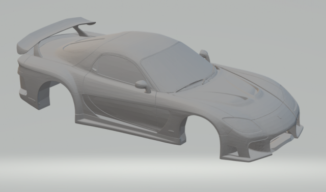 mazda rx7 velside fast and furious Modelo de Impressão 3D .c4d .max .obj .3ds .fbx .stl .blend 