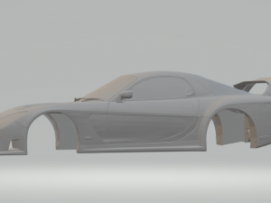 mazda rx7 velside fast and furious Modelo de Impressão 3D