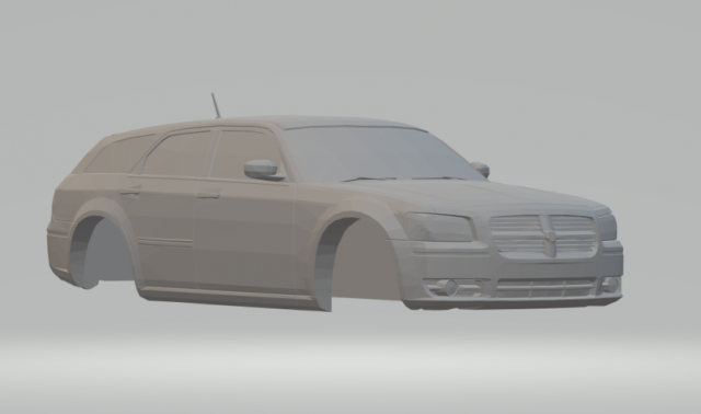 dodge magnum r-t Modello di stampa 3D .c4d .max .obj .3ds .fbx .stl .blend 