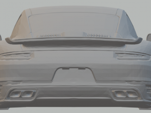 porsche 911 turbo s 16 3Dプリントモデル