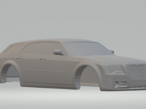 crysler 300c touring 2009 Modèles 3D en vedette