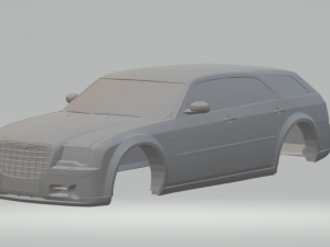 crysler 300c touring 2009 Model do druku 3D